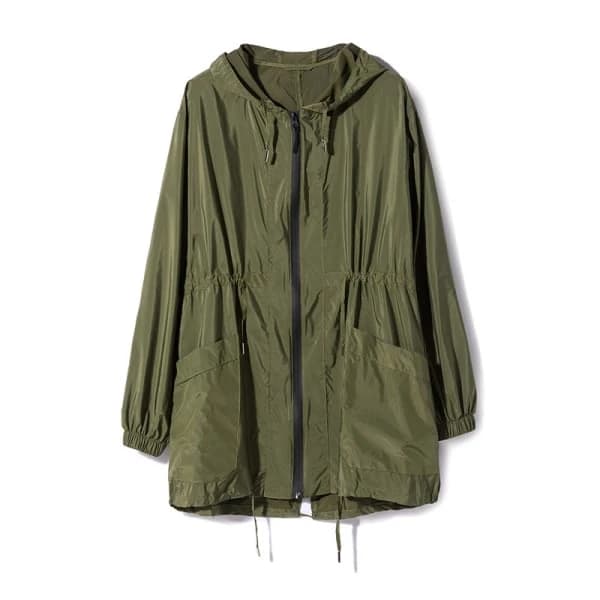 Women's Waterproof Rain Jacket - Lightweight Outdoor Jacket - Windproof Jacket - Packable