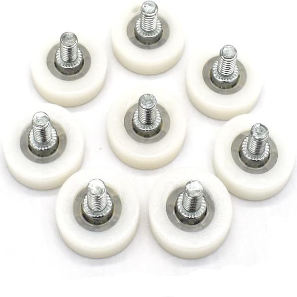 Nylonhjul (diameter 19 mm) hjul med skrue sm