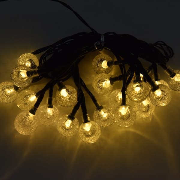 5m LED Solar String Lights, 20 LED Decorative Outdoor String Lights with 8 Lighting Modes for Courtyard Garden Parties