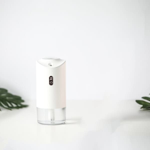 USB Farverig LED Projektor Lys Luftfugter Krystal Projektionslampe Natlampe til Aromaterapi Diffusor Hjem Hvid