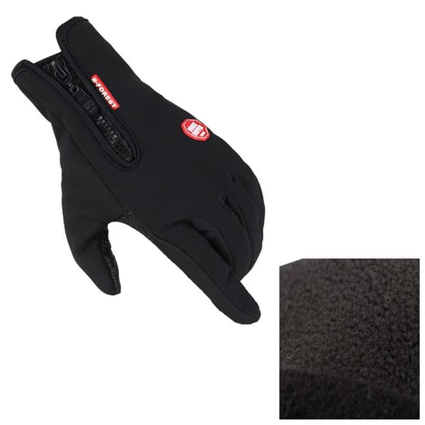 MC Moped Cykel Vindhandskar med Touch Medium Svart M Svart m