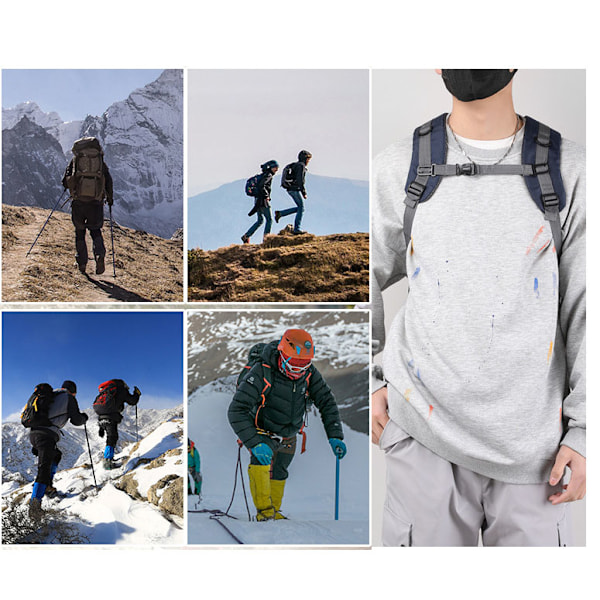 Utendørs Reise Fjellklatring Vanntett Ryggsekk 20-35L Dark blue 20-35L