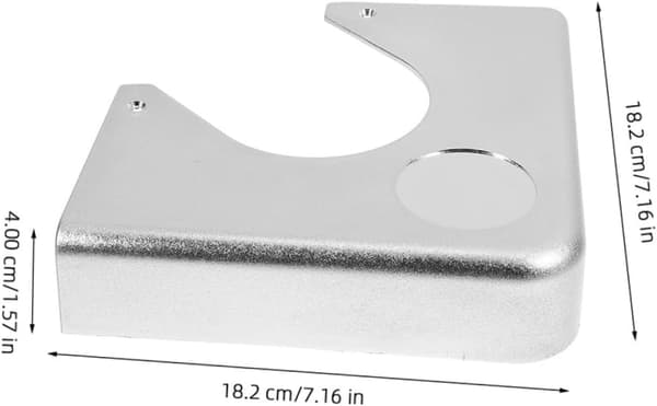 Biljardbord Krom Plast Hörnskyddsplattor Biljardbordsfoder Silver 17.00x17.00x4.00cm Set om 4