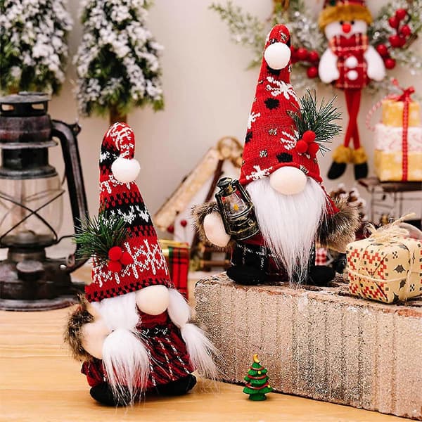 Julepynt Jul Ansigtløs Dukke Ornamenter Julepynt