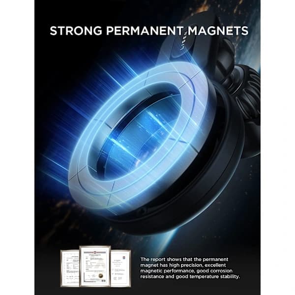 MagSafe bilholder til iPhone 16, [hurtig installation] Supermagnetisk lang arm MagSafe biltelefonholder til luftventil, A