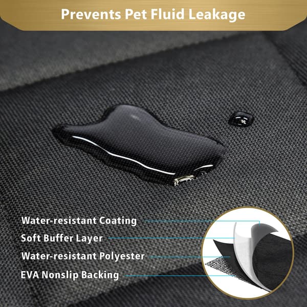 SUV Cargo Liner, Pet Protector Dog Seat Cover SUVs Sedans Vans with Bumper Flap Protector