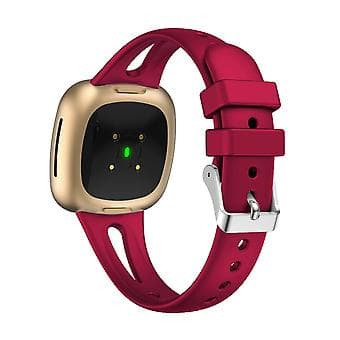 Silikonarmbånd for Fitbit Versa 3 / 4, Størrelse S (Rosegull)