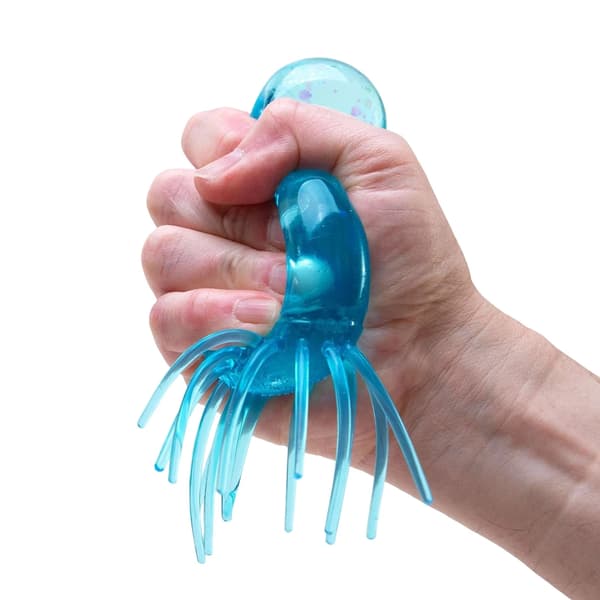 Blekksprut klemme sensorisk klemmeleke - Blå Blue
