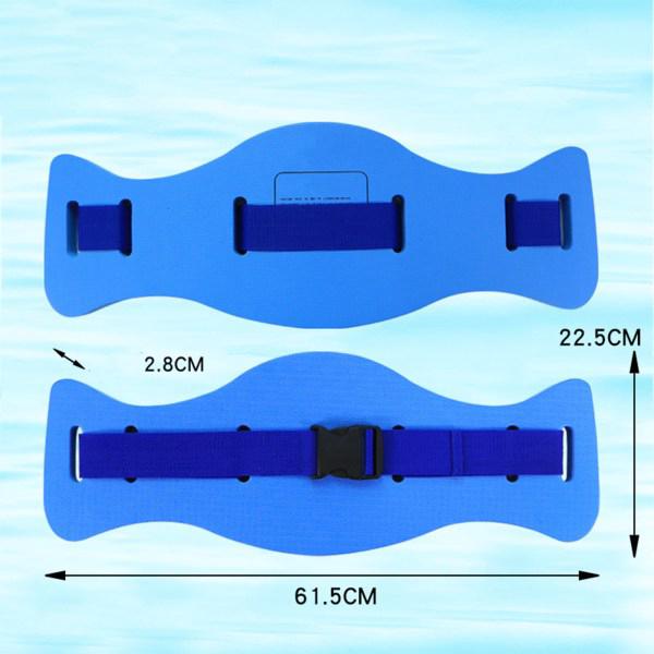 Flytende belte Universal EVA Justerbart vannaerobic treningsbelte Svømmetreningsutstyr for voksne barn Blått medium belte (oppgradert) Blå M