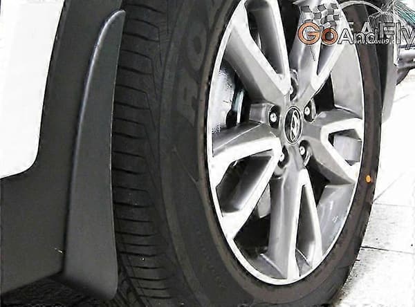 Great Original Front and Rear Mud Flaps Compatible with Hyundai Santa Fe ix45 2013-2018