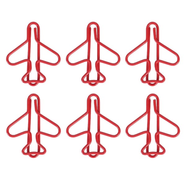 100 stk Flyformede binders - Søte sklisikre multifunksjonelle binders for kontororganisering