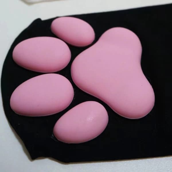Cat Paw Socks Bodysuit BLACK black