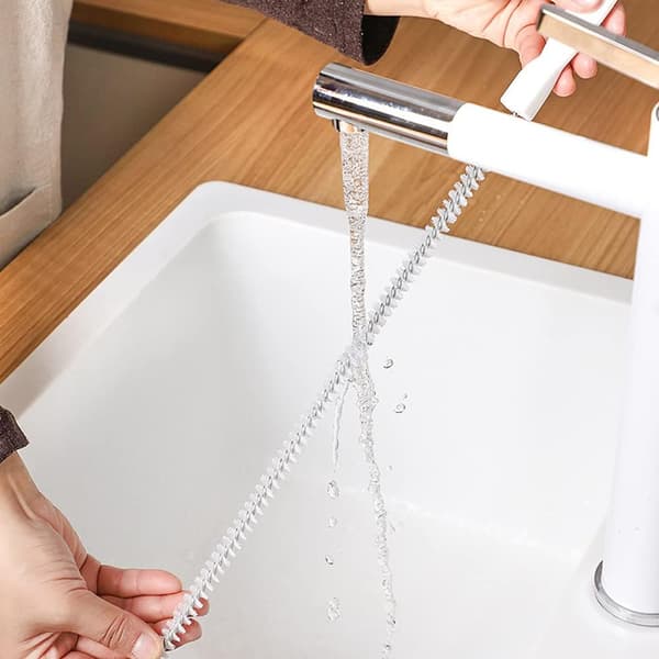 2 stk (45 cm) Avløpsrensebørste for vask, husholdning