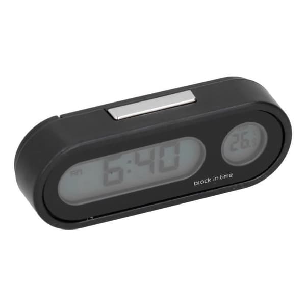 TMISHION Car Thermometer Car Dashboard Clock, Professional Digital Thermometer for Wash Clock[DB]