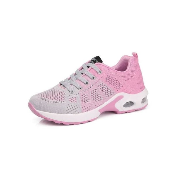 Women's Athletic Air Cushion Jogging Sneakers Breathable Sports Running Shoes