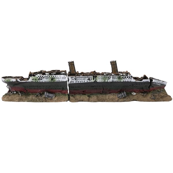 Titanic Skipsvrak Akvariedekorasjon