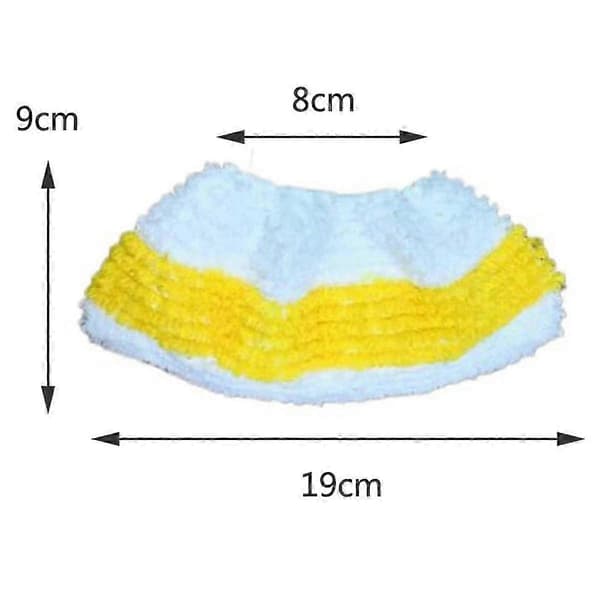 Portable Mini Cleaning Mop 180-Degree Rotatable Reusable Dry Wet Use Self-Squeezing Small Mop Floor Window Cleaning Tool Jikaix