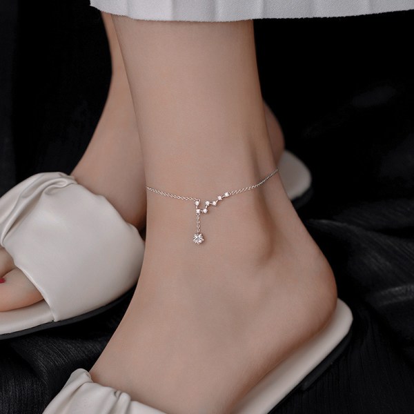 S925 Sterling Silver Dipper Anklet