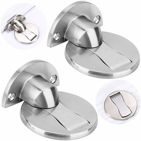 2 magnetisk justerbare dørstoppere. Stærk magnetisk dørstopper