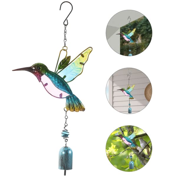Kolibri-tuulikello riippuvilla kelloilla