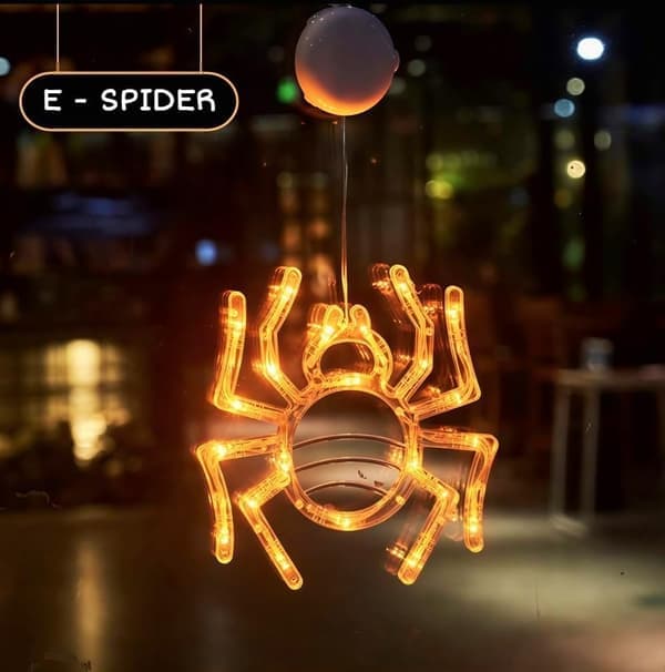 Ikkunavalot LED-valolla - Halloween-ikkunavalot LED-valolla - 3 kpl setti