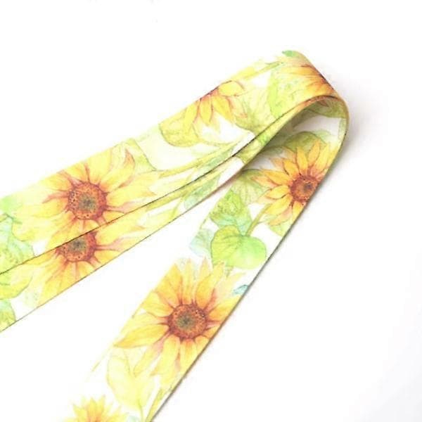 Somrig Slitstark Nyckelring med Solros