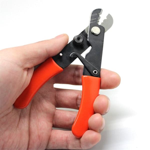 Three-step Optical Fiber Stripping Pliers, 3-hole Multifunctional Network Optical Fiber Tool 3 in 1