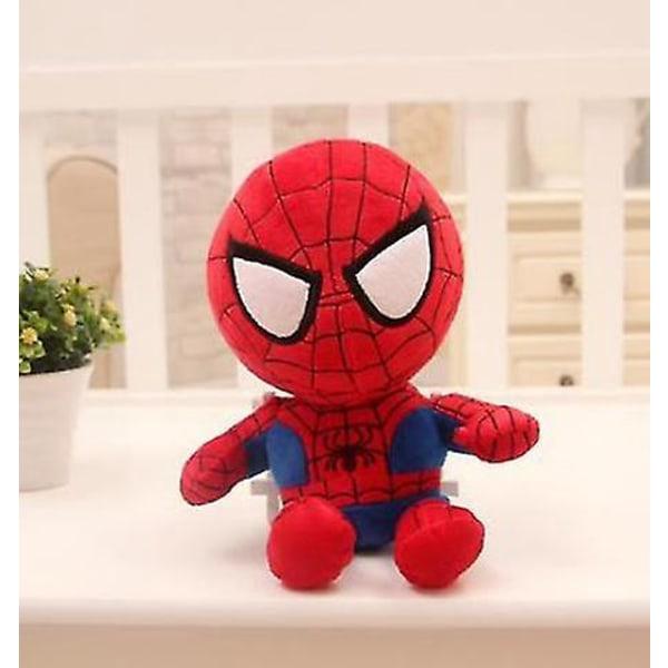 27 cm Mies Spiderman Plyschleksaker Film Dolls Avengers Pehmeät täytetty sankari Captain America
