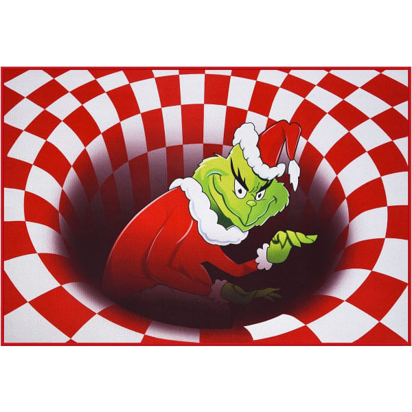 Illusion Dörrmatta, Jul Halkfri Visuell Dörrmatta, till Jul