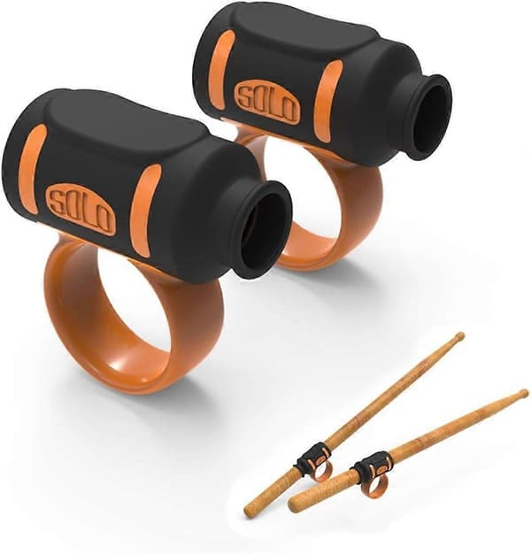 2025 New 2 Pcs Drumsticks Accessories, Easy Stick Twirl, Grip or Control Clips, Good for Beginner Drummer [DB]