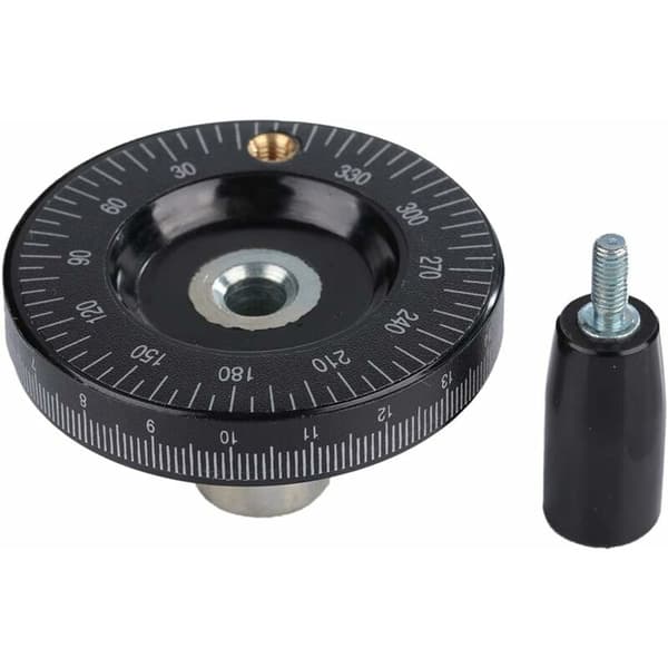 Bakelitthåndhjul, håndhjul med solid fresehåndtak, indre diameter 8 mm, ytre diameter 63 mm