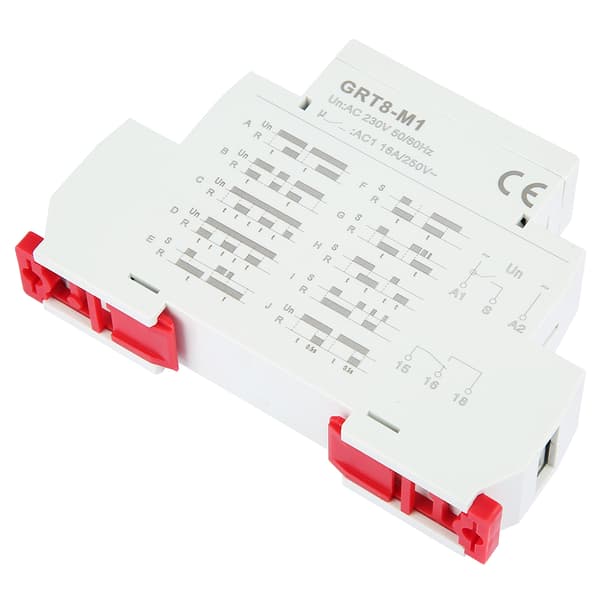 GRT8-M1 Multifunctional Time Relay with 10 Functions DIN Rail AC 230V