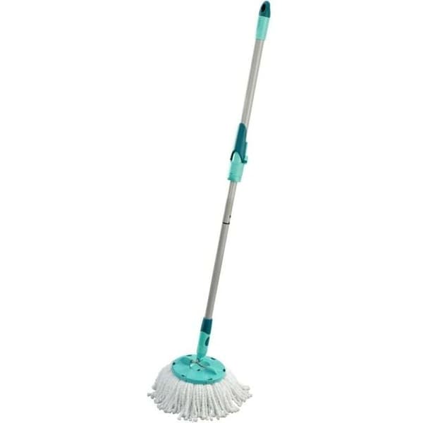 2-pak Clean Twist Disc Moppe Erstatningshoveder, Absorberende Mikrofiber til Flise- og Stengulve, Kompatible med de Fleste Mopper