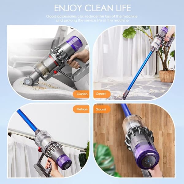 2 stk. filterudskiftning til Dyson støvsugerfilter reservedele til Dyson V11 Sv14 Detect ledningsfri støvsuger