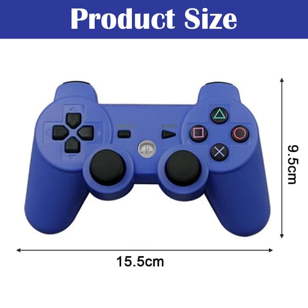 PS3 Bluetooth trådløs vibrationscontroller PS3 spil trådløs controller blå blue