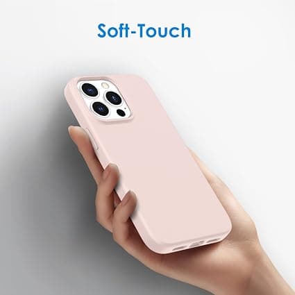 (Rose) Silikone Cover til iPhone 13 Pro 6,1 tommer, etui i