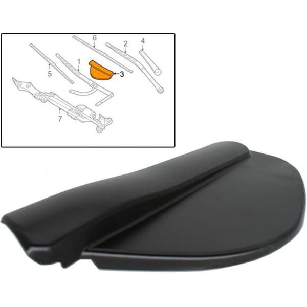 Vindusviskerblad Armlock for 5 6 Serie E60 E61 E63 E64 2003-2010 61617035103 7035103
