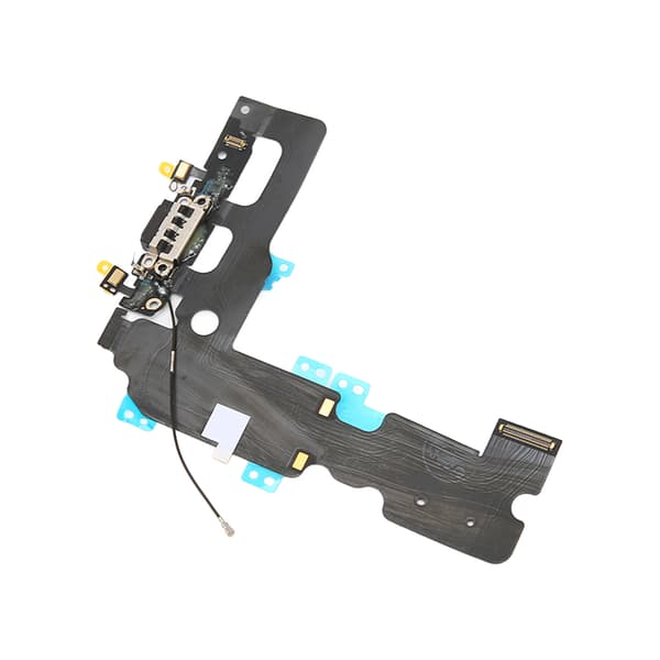 Charging Port Module USB Charging Port Dock Connector Microphone Signal Antenna Flex Cable Module for iPhone 7 Plus Black