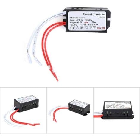 220V til 12V Elektronisk Transformator Spændingsomformer Intelligent Strømdriver (60W)