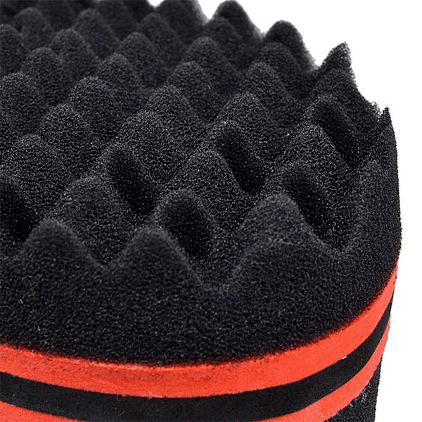 2 stk. Hårsvampe til Krøller Mænd Kvinder Børn Barber Hårsvamp Dreads Låsning Twist Afro Curl Coil Wave Hårplejeværktøj