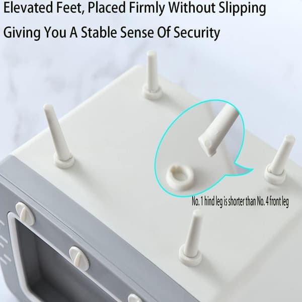 1 Piece (White) 2 in 1 Mobile Phone Display Bracket & TV Tissue Box