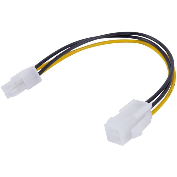 20 cm/8 tommer 12V 4-pinners hann til 4-pinners P4 CPU-strømkabel