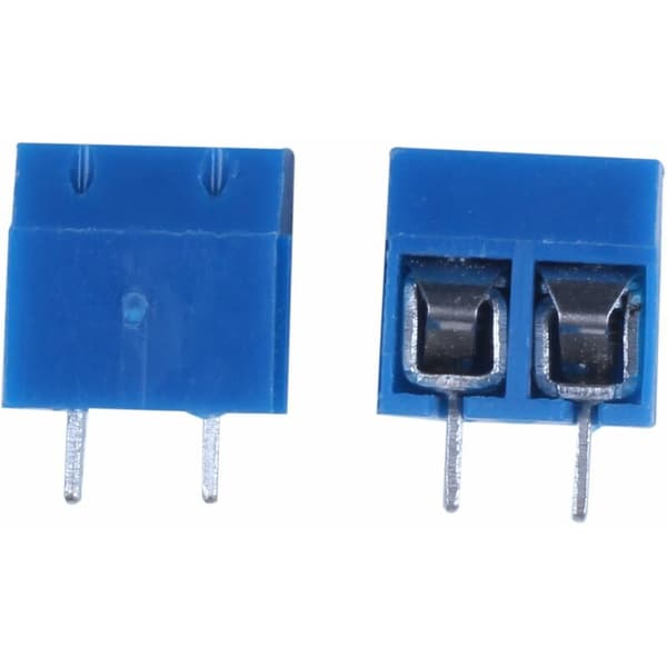 30 stk 2P PCB-montert skrueterminalkontakt 2-veis 5,08 mm pitch blå