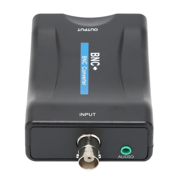 BNC til HDMI-konverter - 1080P/720P videokonvertering til High Definition Multimedia Interface-skærm (sort)