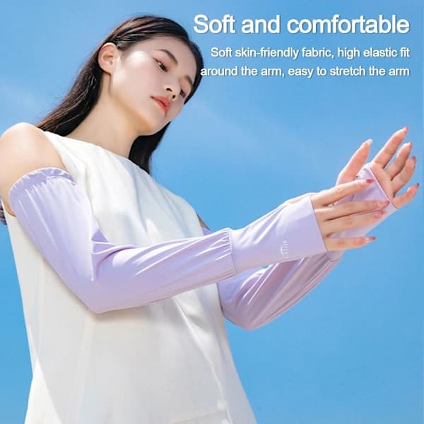 Ice Silk ærmer Løse armærmer GRÅ STYLE2 STYLE2 grå style2-style2