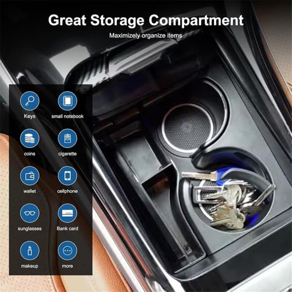 Center Console Organizer for GLC Class X254 2023 2024 Storage Tray Interior Accessories