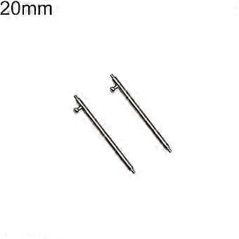 2 stk 18/20/22mm Rustfrit Stål Quick Release Urrem Fjederstifter (18mm)