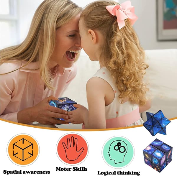 Infinity Cube Fidget Legetøj til Børn 8-12 Fødselsdagsgaveidé [JUN]