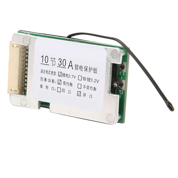10S 36V 30A Li-ion Cell 18650 Battery Protection BMS PCB Board with Balance Function