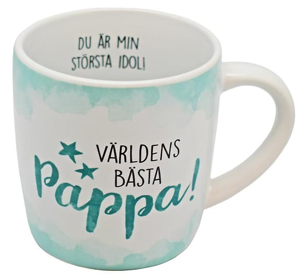 Krus \"Verdens beste pappa\"